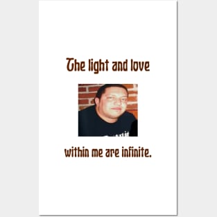 Sal Vulcano Light and Love Meme Posters and Art